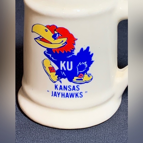 Jayhawk KU University of Kansas Mini Shot/Tea Mug - Picture 2 of 6